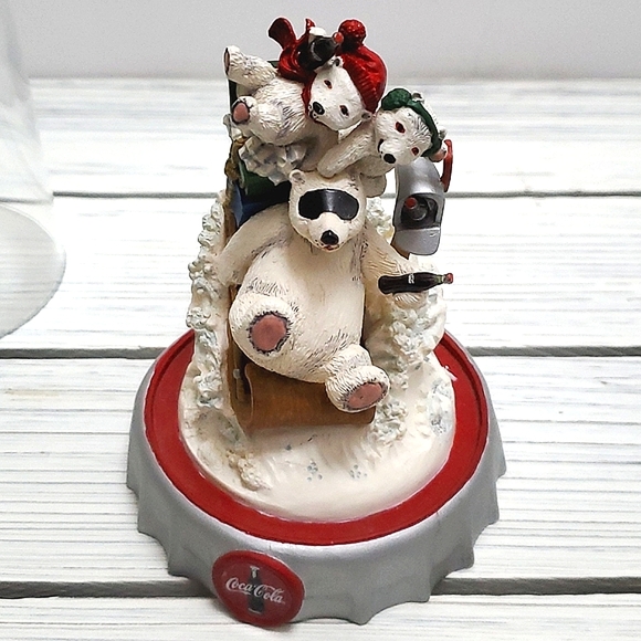 Coca-Cola Polar Bears Special Delivery Domed Globe Limited Edition Frank… - Picture 7 of 16